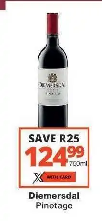 Checkers Diemersdal Pinotage offer