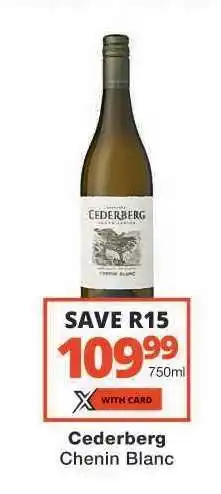Checkers CEDERBERG Chenin Blanc offer
