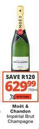 Checkers Moët & Chandon Impérial Brut Champagne offer
