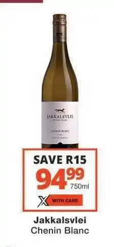 Checkers Jakkalsvlei Chenin Blanc offer