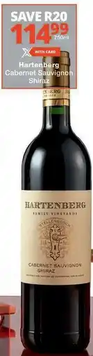 Checkers Hartenberg Cabernet Sauvignon Shiraz offer