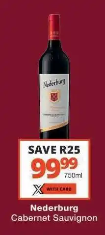 Checkers Nederburg Cabernet Sauvignon offer
