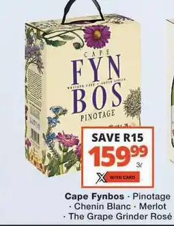 Checkers Cape Fynbos offer