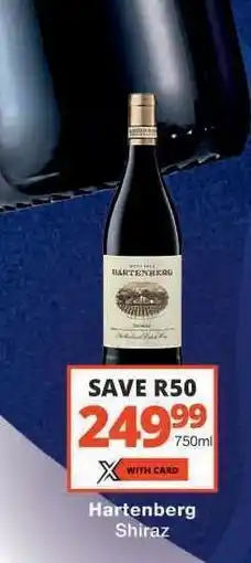 Checkers Hartenberg Shiraz offer