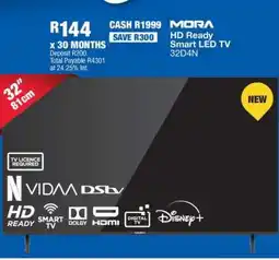 OK Furniture MORA HD Ready Smart LED TV 32D4N offer