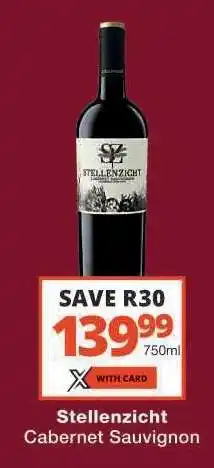 Checkers Stellenzicht Cabernet Sauvignon offer