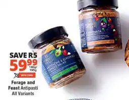 Checkers Forage and Feast Antipasti All Variants offer