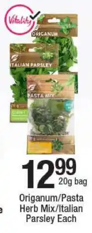Checkers Origanum/Pasta Herb Mix/Italian Parsley offer