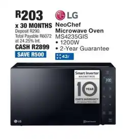 OK Furniture LG NeoChef Microwave Oven MS4235GIS offer