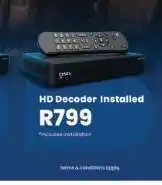 OK Furniture HD Decoder Installed offer