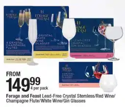 Checkers Forage and Feast Lead-Free Crystal Glasses offer