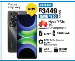 OK Furniture Huawei Nova Y72s 4G Smartphone offer