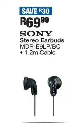 OK Furniture SONY Stereo Earbuds MDR-E9LP/BC offer