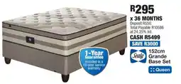 OK Furniture Sealy 152cm Grande Base Set offer