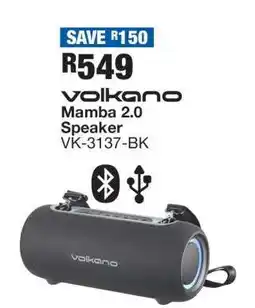 OK Furniture Volkano Mamba 2.0 Speaker VK-3137-BK offer
