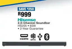 OK Furniture Hisense 2.0-Channel Soundbar offer