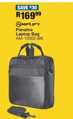 OK Furniture Amplify Panama Laptop Bag AM-10002-BK offer