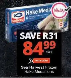 Checkers Sea Harvest Frozen Hake Medallions offer