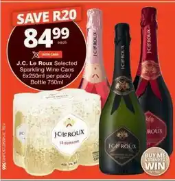 Checkers J.C. Le Roux Selected Sparkling Wine offer