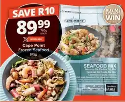 Checkers Cape Point Frozen Seafood Mix offer
