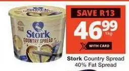 Checkers STORK COUNTRY SPREAD 40% FAT SPREAD offer