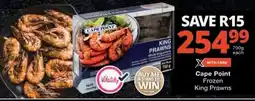Checkers Cape Point Frozen King Prawns offer