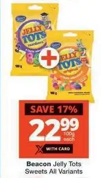 Checkers Beacon Jelly Tots offer