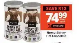 Checkers Nomu Skinny Hot Chocolate offer
