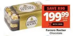 Checkers FERRERO ROCHER offer