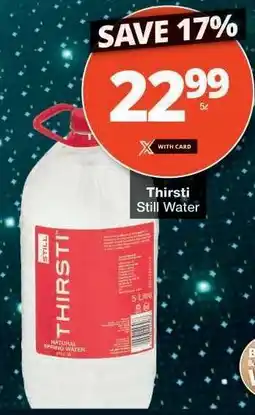 Checkers Thirsti Still Water offer