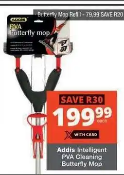 Checkers Addis Intelligent PVA Cleaning Butterfly Mop offer