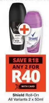 Checkers Shield Roll-on offer
