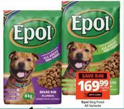 Checkers EPOL DOG FOOD offer