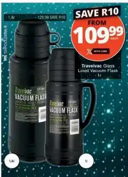 Checkers Travelvac Glass Lined Vacuum Flask offer