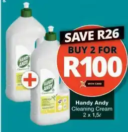 Checkers HANDY ANDY CLEANING CREAM offer