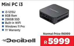 Mitabyte Decibell Mini PC i3 offer