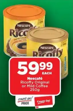 OK MiniMark Nescafé Ricoffy Original or Mild Coffee offer