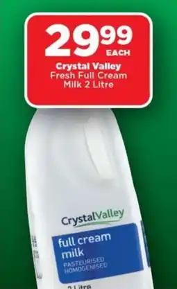 OK MiniMark Crystal Valley Fresh Full Cream Milk offer