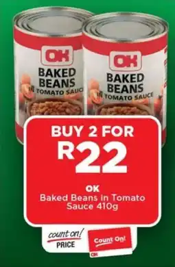 OK MiniMark OK Baked Beans in Tomato Sauce offer