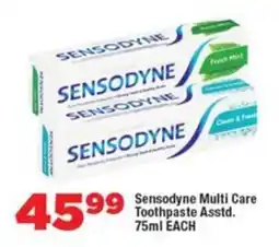Sensodyne Multi Care Toothpaste Asstd.