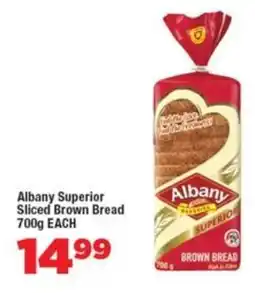 OK MiniMark Albany Superior Sliced Brown Bread offer