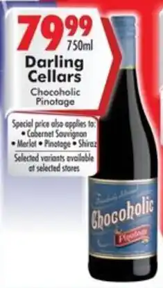 Prestons Darling Cellars Chocoholic Pinotage offer