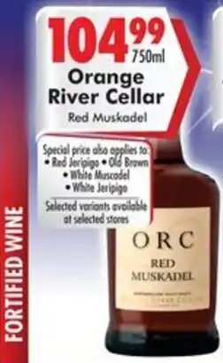 Prestons Orange River Cellar Red Muskadel offer