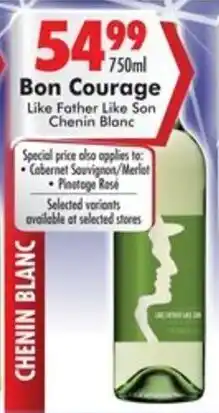 Prestons Bon Courage Like Father Like Son Chenin Blanc offer