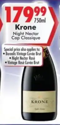 Prestons Krone Night Nectar Cap Classique offer