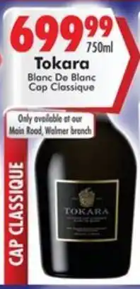 Prestons Tokara Blanc De Blanc Cap Classique offer