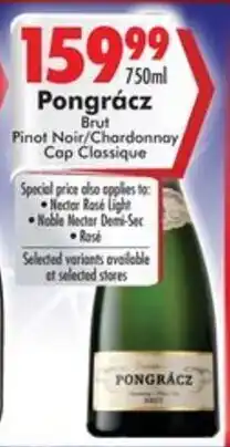 Prestons Pongrácz Brut Pinot Noir/ Chardonnay Cap Classique offer