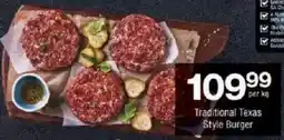 Checkers Traditional texas style burger offer