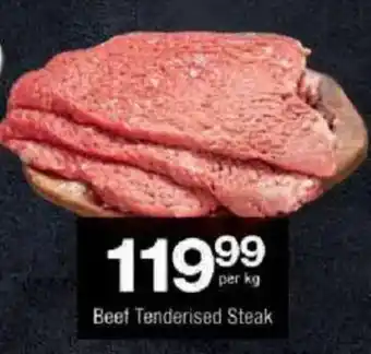 Checkers Beef tenderised steak offer