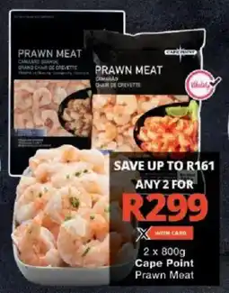 Checkers Cape point prawn meal offer